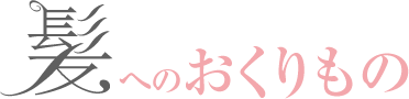 髪へのおくりもの